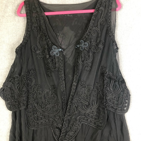 Pretty Angel sheer lace tunic/dress & Cover up kimono witchy goth lagenlook - Picture 5 of 9